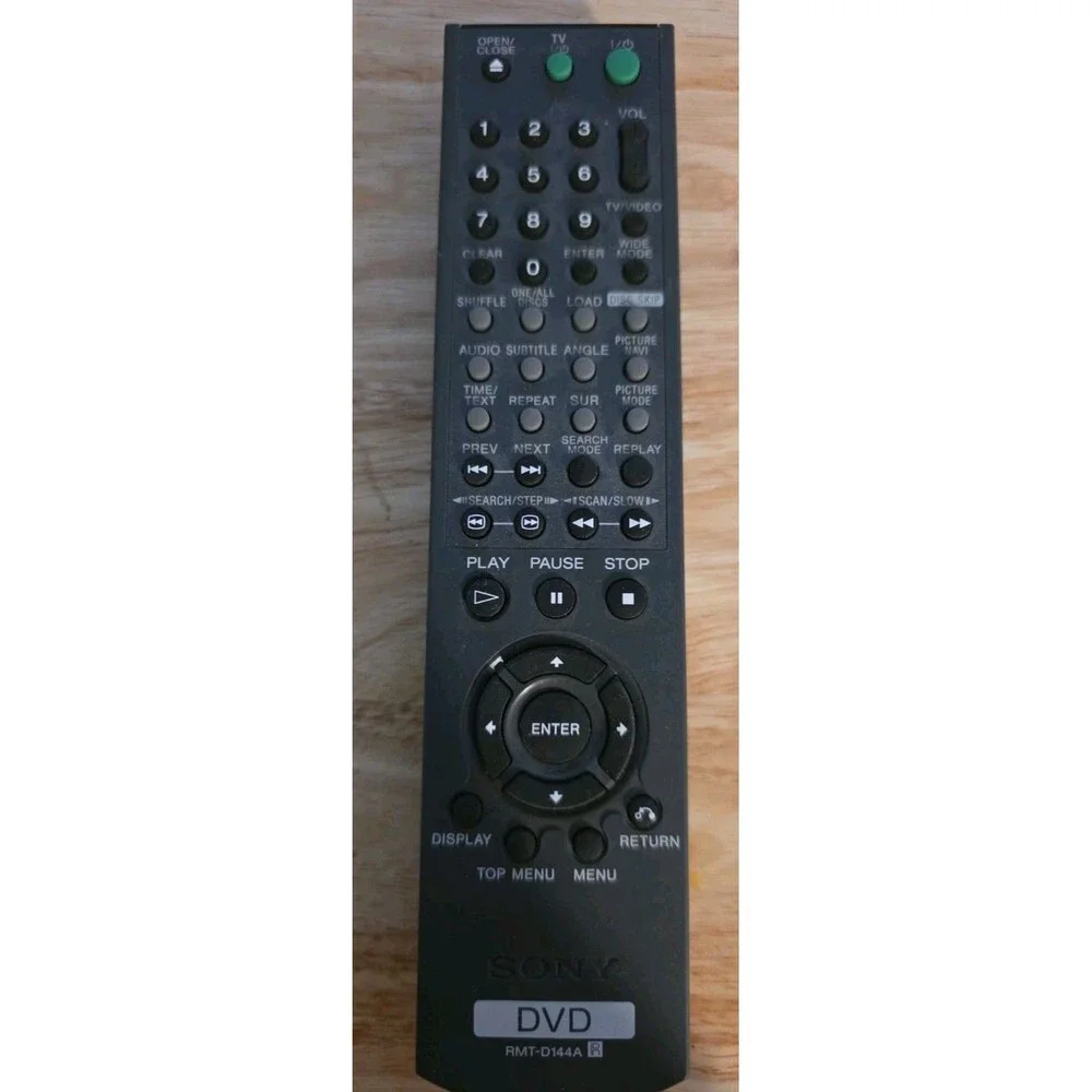Sony RMT-D144A DVD Player Remote Control Replacement Genuine OEM Tested Works
